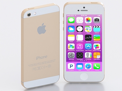 iphone5 Apple Phone 3d model