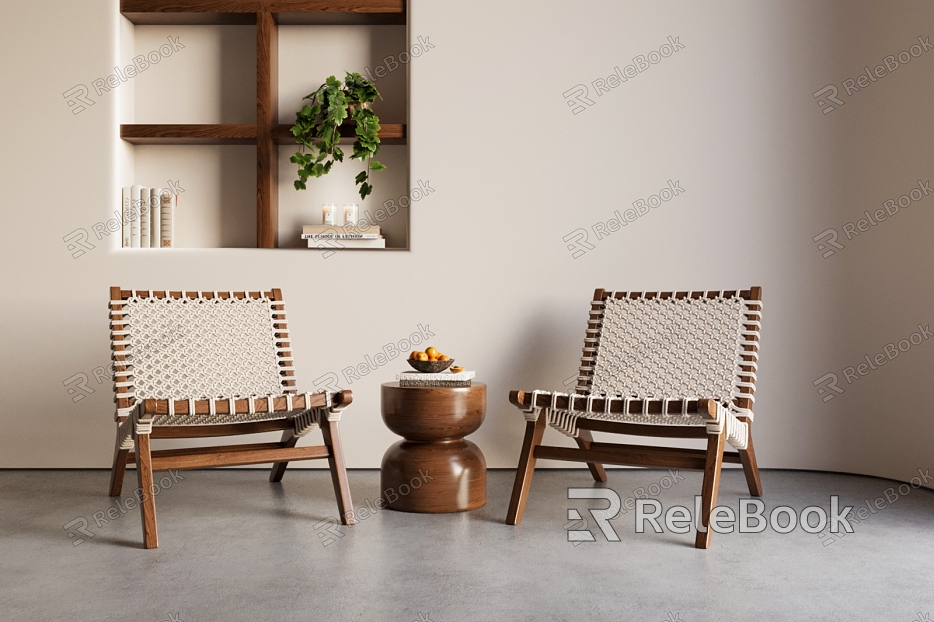 Modern Rattan Leisure Chair model