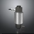 Industrial Pressure Transducer With Metal Cylindrical Body Corrugated Structure And Side Connector