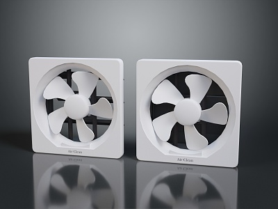 Exhaust fan industrial exhaust fan exhaust outlet electric fan vertical fan old fan electric fan ventilation equipment 3d model