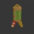 Golden Precision Mechanical Component With Spiral Structure And Three Legged Support