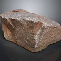 Rock Block Rock Block Rock Specimen Boulder Big Stone Block Rock Stratum Rock Stratum Rock Stratum Rock 3d model