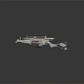 Modern crossbow Bow 3d model