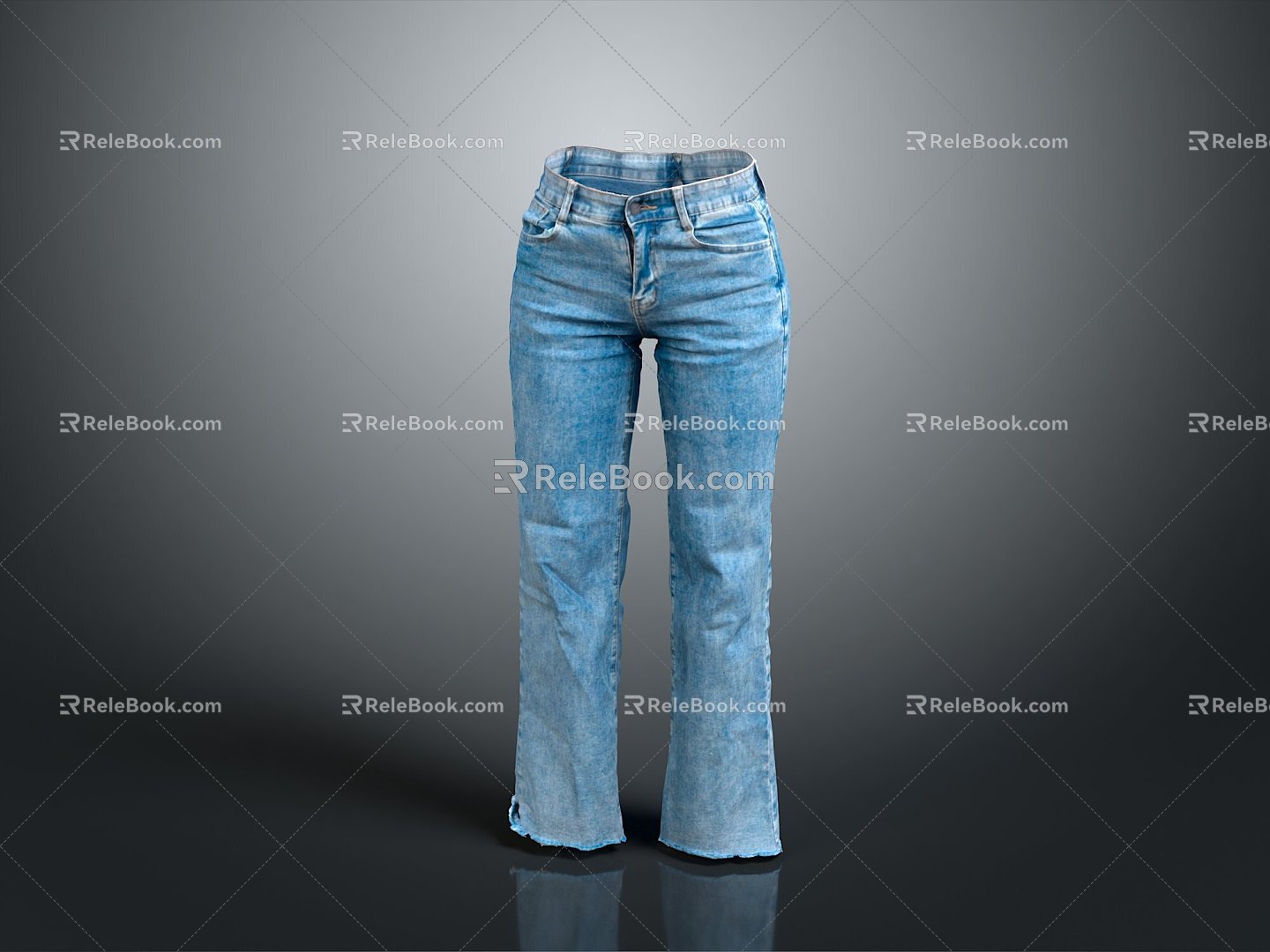 Jeans Casual Pants Denim Casual Pants Men's Pants Women's Pants Men's Pants Women's Pants 3d model