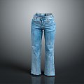 Jeans Casual Pants Denim Casual Pants Men's Pants Women's Pants Men's Pants Women's Pants 3d model