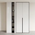 Wardrobe Locker Decorative Cabinet Bookcase Storage Side Cabinet Wall Cabinet 3d model