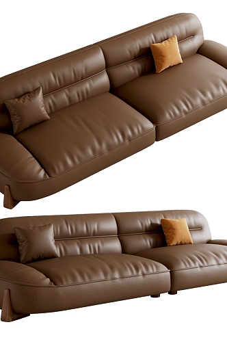 Double sofa 3d model