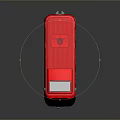 Red Modern Train With Streamlined Design Shiny Exterior And Windows