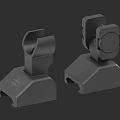 Tactical Weapon Mounting Brackets For Firearm Accessories With Durable Design