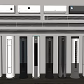 Modern Wall Mounted and Floor Standing Air Conditioners and Fans for Home Use