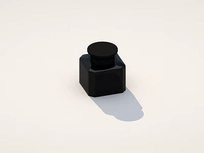 Ink bottle decorations 3d model