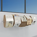 Campus Culture Wall with Hexagonal Panels Featuring Text Portrait Images Window Blue Sky Background