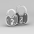 Tech Exhibition Hall Showcasing Modern Security Padlock Technology And Designs