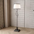 European floor lamp 3d model