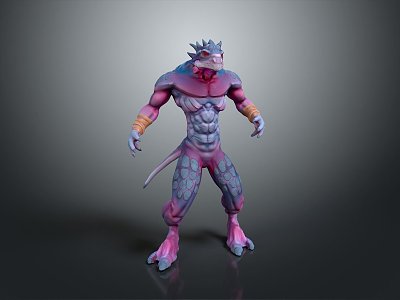 Monster Warrior Alien Monster Alien Monster 3d model