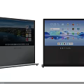 ARTIFACT Smart Interactive Displays in White Black Frames with Touch Screen Interface