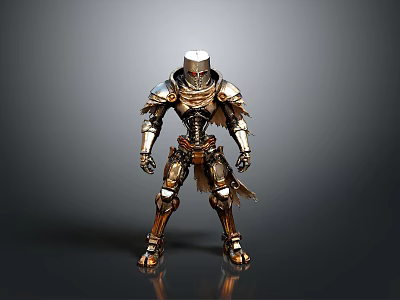 Sci-fi mecha warrior, mecha, robot, future soldier, mech trooper, war machine, game character, robotic assistant, small robot 3d model