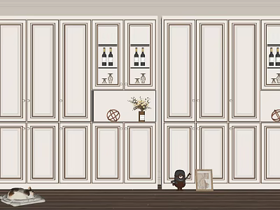 Jane Ou Wine Cabinet 3d model
