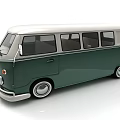 modern bus car 3d model