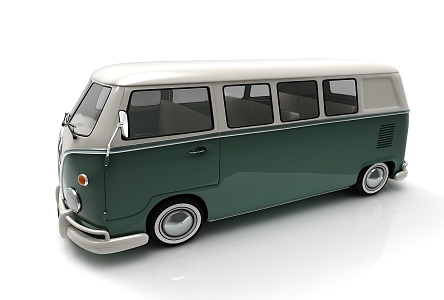 modern bus car 3d model