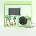 Frog Camera Children's Camera Toy 3d model