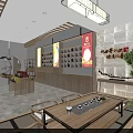 Jinda Fu Pu'er Tea Specialty Store With Glass Storefront And Display Windows