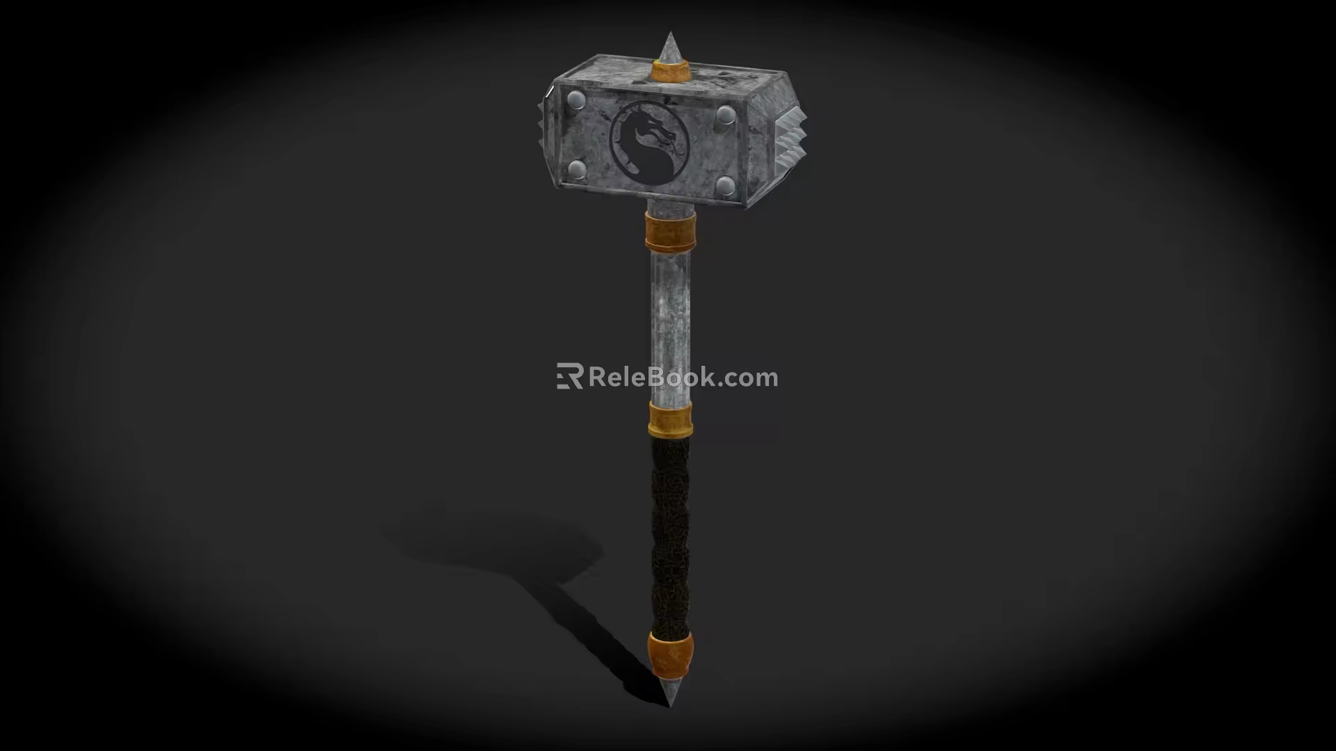 Sledgehammer Hammer Thor Hammer Medieval Hammer Tomahawk Cartoon Warhammer Hand-painted Warhammer Game Warhammer Low Face Number Low Mold Simple Mold Movie and TV Level 3d model