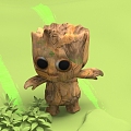 Cartoon Groot 3d model