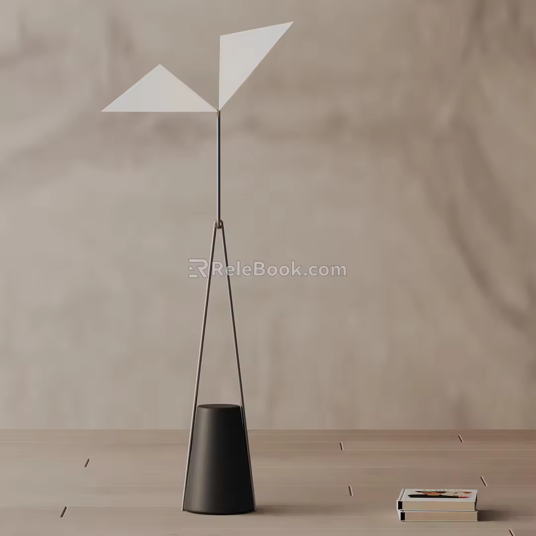 Modern floor lamp 3d model