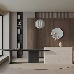 Modern dining table 3d model