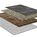 Square Rugs in Neutral Tones for Modern Home Decor and Living Spaces