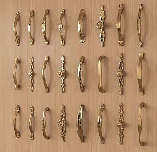 French Handle Cabinet Door Handle Door Handle 3d model