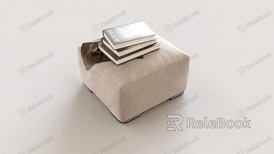 stool soft stool sofa stool books model