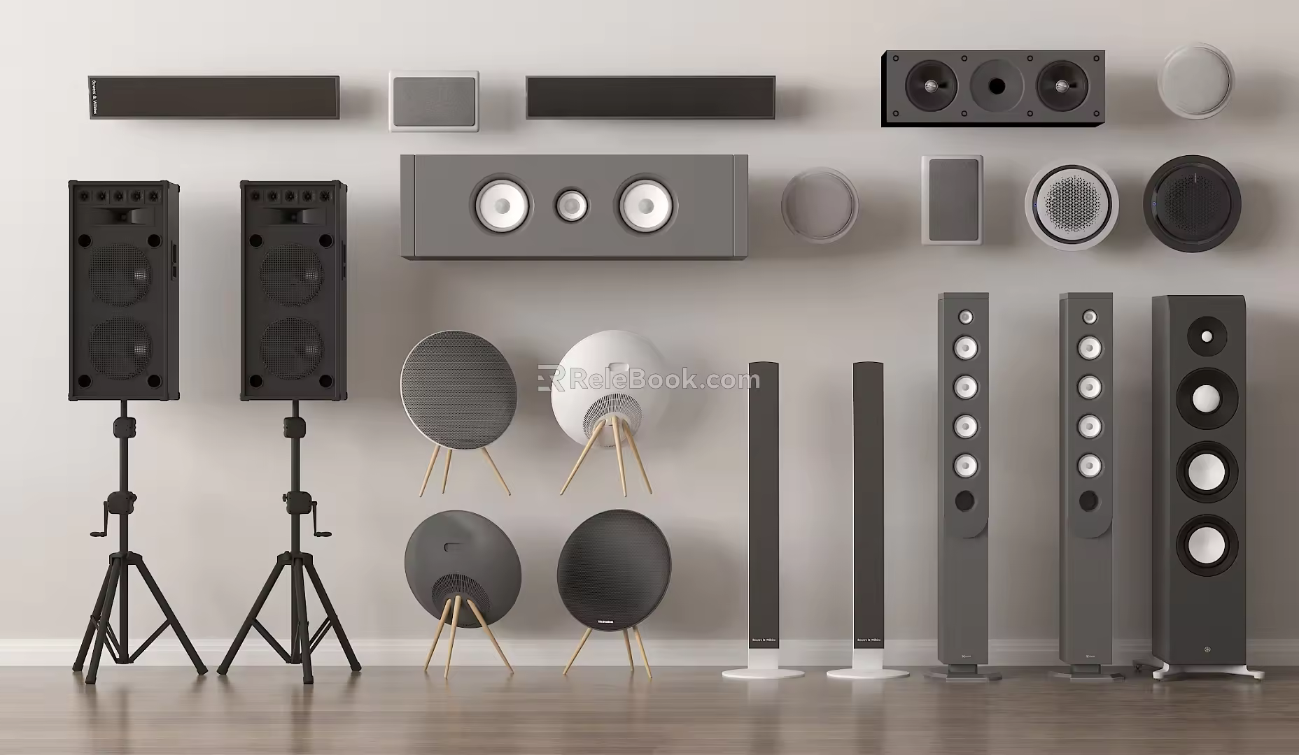 Modern sound vertical sound hanging sound small sound 3d model