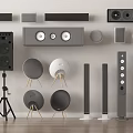 Modern sound vertical sound hanging sound small sound 3d model