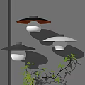 modern ceiling lamp 3d model