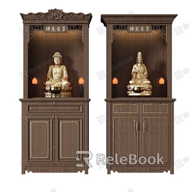 New Chinese Buddhist Cabinet model