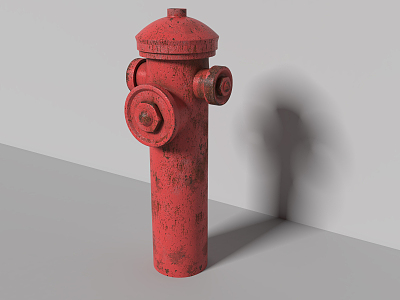 modern fire hydrant model