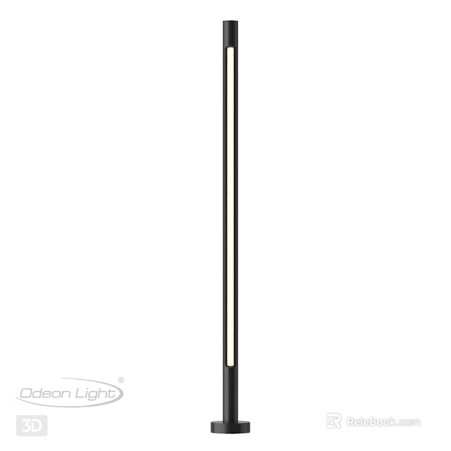 Sleek Modern Outdoor Light with Slim Design for Garden and Patio Lighting 3d model 