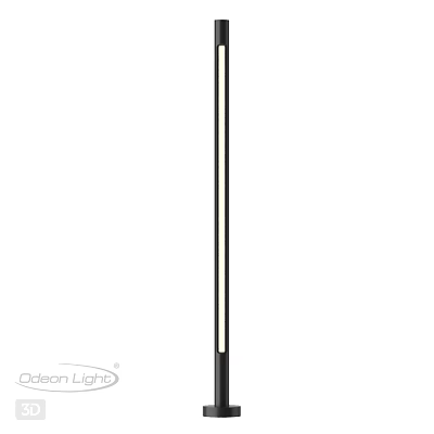 Sleek Modern Outdoor Light with Slim Design for Garden and Patio Lighting 3d model