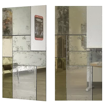 Modern wall decoration oxide mirror wall decoration 3d model Modern wall decoration oxide mirror wall decoration 3d model