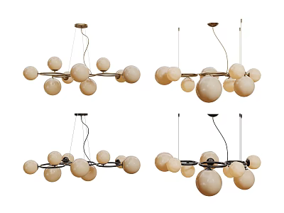 Modern Chandelier Art Chandelier Spherical Chandelier 3d model