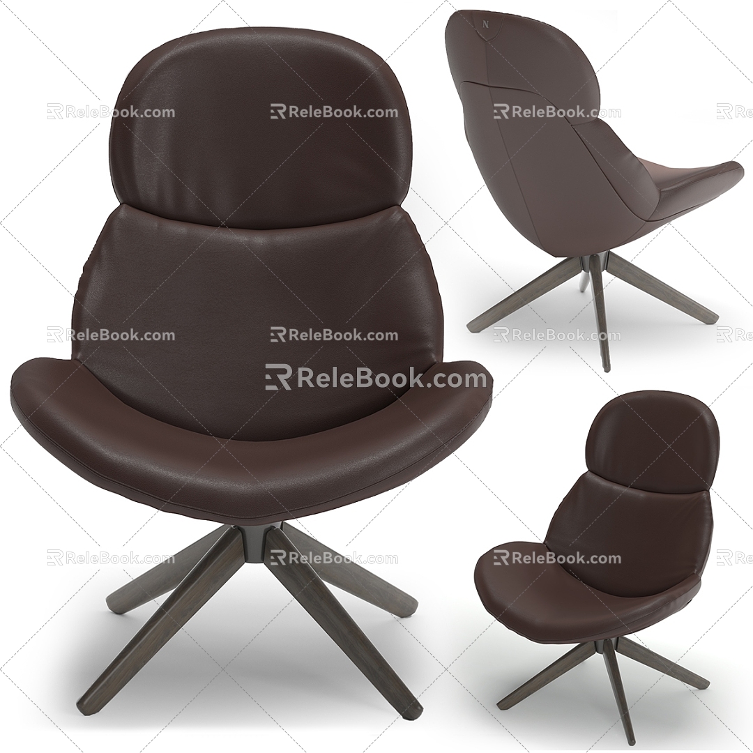 Chair Seat Leisure Chair Single Chair Dining Chair Office Chair Computer Chair 3d model