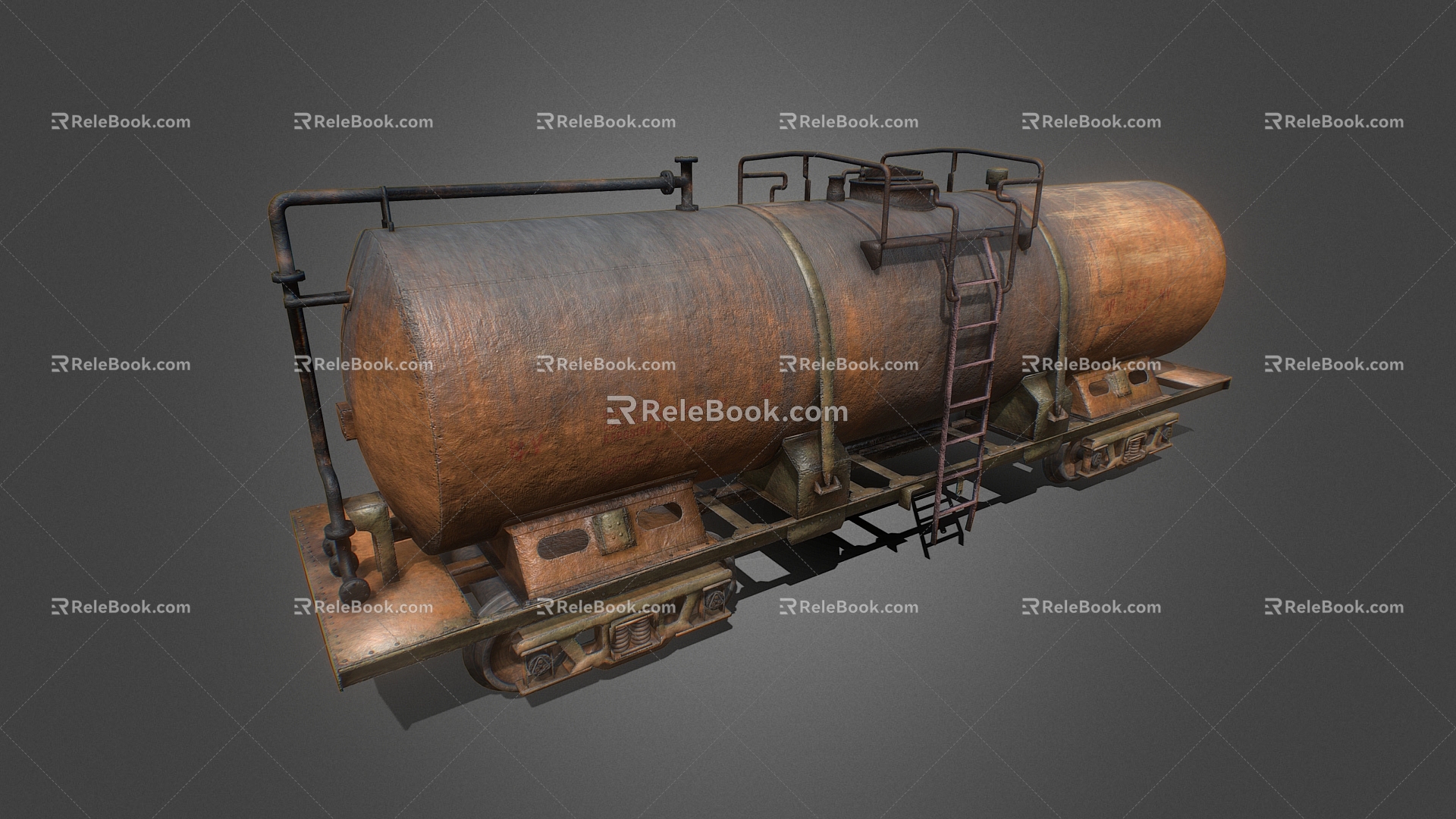 Oil Tank Oil Storage Tank Industrial Tank Tanker Tubing Tank 3d model