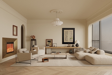 The Silent Living Room 3d model