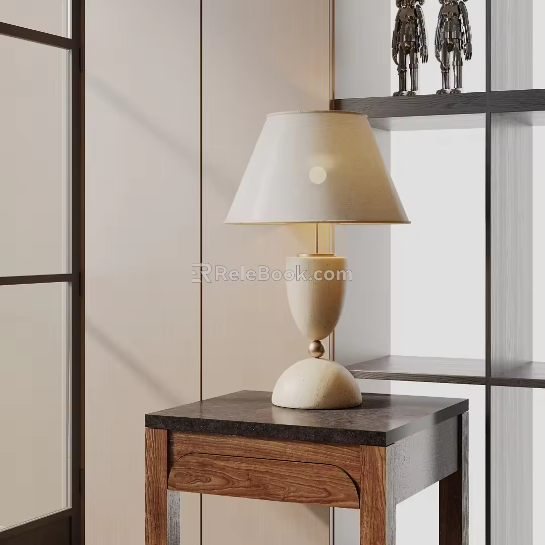 Modern table lamp 3d model