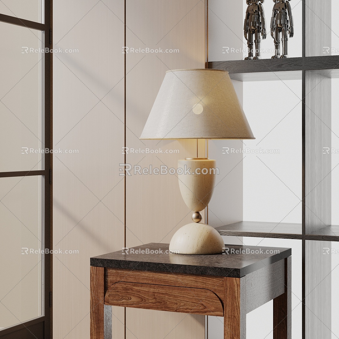 Modern table lamp 3d model