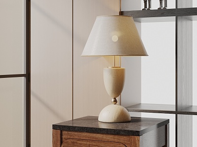 Modern table lamp 3d model