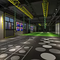 Modern Gym 3d model