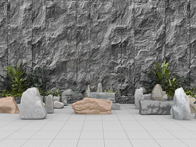 landscape stone 3d model